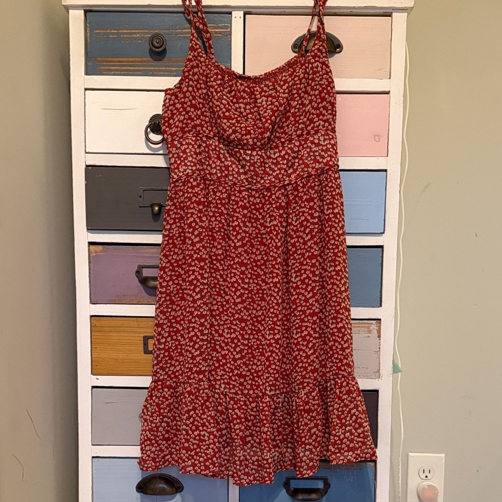 Princess Polly Red Floral Mini Dress